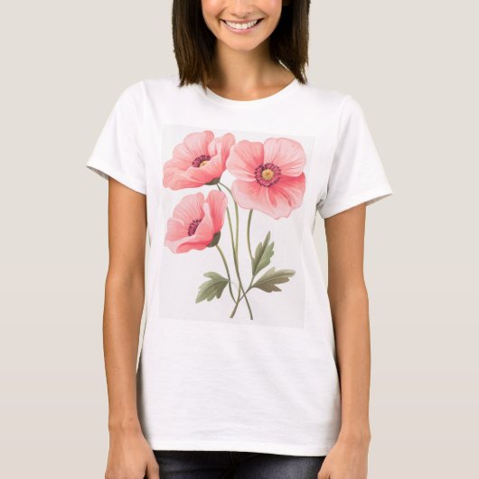 bloem T-shirt (Voorkant)