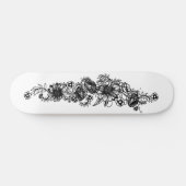 Bloem Tattoo Persoonlijk Skateboard (Horizontaal)