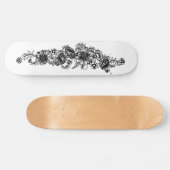 Bloem Tattoo Persoonlijk Skateboard (Horizontaal)