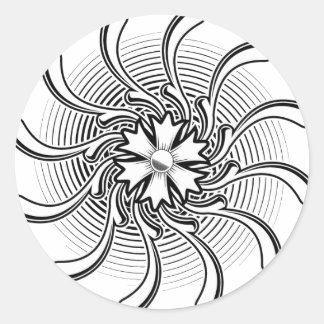 Bloem Tattoo Ronde Sticker