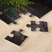 Bloem te midden van de bliksemstorm legpuzzel (Zijkant)