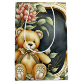 Bloem Teddybeer letter C Medium Cadeauzakje (Voorkant)