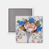 Bloem tegels magneet (Voorkant / Achterkant)
