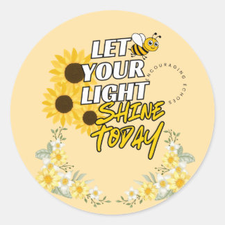 Bloem Thema Ronde Sticker