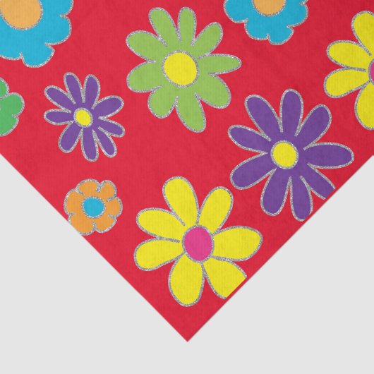 bloem tissuepapier (Detail)