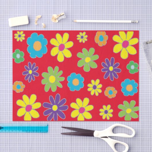 bloem tissuepapier (Craft)