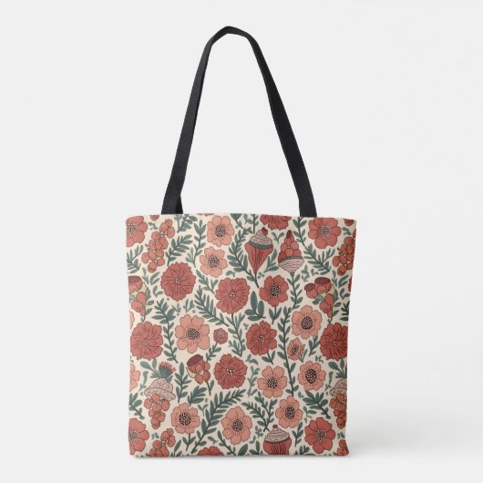 bloem tote bag (Achterkant)