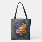 bloem tote bag (Achterkant)