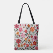 bloem tote bag (Achterkant)