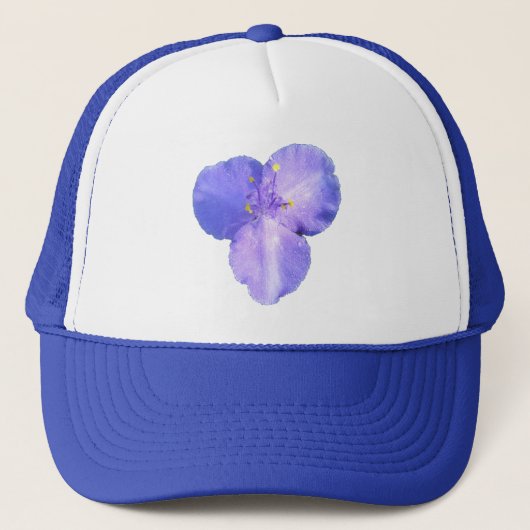 Bloem Trillium Lente Bosbloem Trucker Pet (Voorkant)