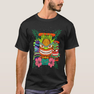 Bloem Tropische Luau Party Bloemen Polynesische Ti T-shirt