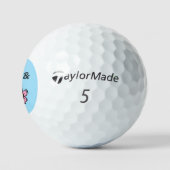 Bloem trots om homo en zwarte golfballen (Logo)