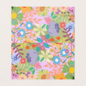 Bloem Trouwtafel Nummers Kaart (Binnenkant ongevouwen)