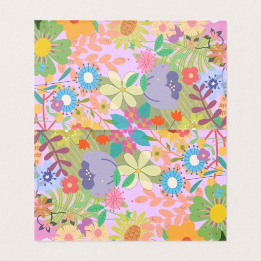 Bloem Trouwtafel Nummers Kaart (Binnenkant ongevouwen)