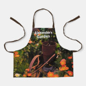 Bloem Tuin Bloemstuk Botanisch Kinderen Kind Schort (Voorkant)