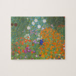 bloem   tuin   klimt   gustav   huishouden legpuzzel<br><div class="desc">Een klassiek kunstwerk van Gustav Klimt,  Cottage Garden,  Bauergarten,  1907,  is een close-up van een bloemtuin,  een kleurrijk bloemschilderij.</div>