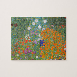 bloem + tuin + klimt + gustav + huishouden legpuzzel