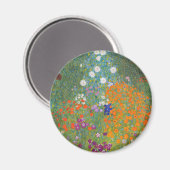 bloem + tuin + klimt + gustav + huishouden magneet (Voorkant / Achterkant)