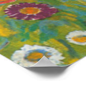 bloem + tuin + klimt + gustav + huishouden poster (Hoek)