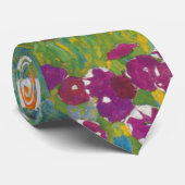 bloem + tuin + klimt + gustav + huishouden stropdas (Opgerold)