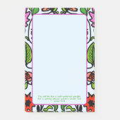 Bloem Tuin Kunst Aangepaste Schriftuur Post-it® Notes (Voorkant)