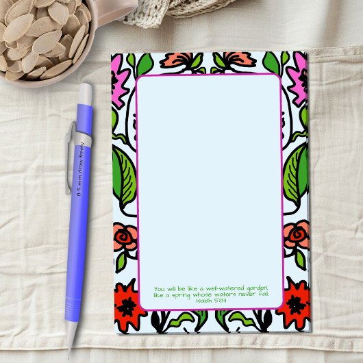 Bloem Tuin Kunst Aangepaste Schriftuur Post-it® Notes
