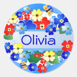 Bloem tuingoed ~ Gift Sticker