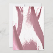 Bloem Tulp Bruiloft Uitnodiging Kaart (Achterkant)