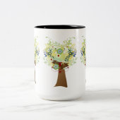 Bloem Tweekleurige Koffiemok (Center)