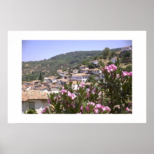 Bloem uitzicht poster (Voorkant)