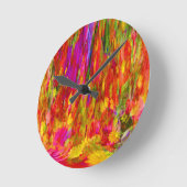 Bloem Val van heldere bloemkleur Ronde Klok (Hoek)