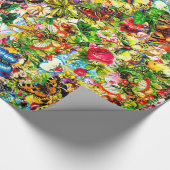  bloem van bloem cadeaupapier (Hoek)