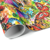  bloem van bloem cadeaupapier (Rol Hoek)