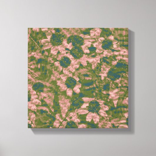 Bloem van bloem canvas afdruk (Voorkant)