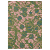 Bloem van bloem klembord (Achterkant)