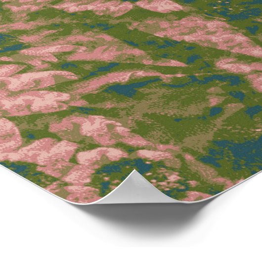 Bloem van bloem poster (Hoek)