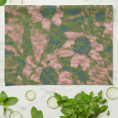 Bloem van bloem theedoek (Gevouwen)