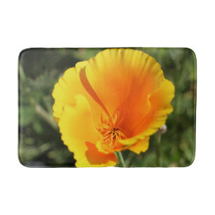 Bloem van Californische papaver Badmat
