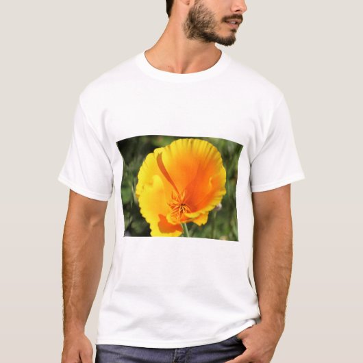 Bloem van Californische papaver T-shirt (Voorkant)
