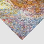 Bloem van Catherine Stringer Tissuepapier (Detail)