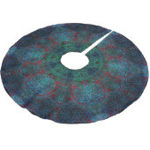 Bloem van de Hexagon Mandala - boomskirt Kerstboom Rok (Gekanteld)