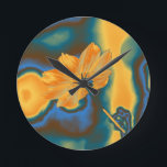 Bloem van de Kosmos van het pop-art de Mooie Gele Ronde Klok<br><div class="desc">Bloem van de Kosmos van het pop-art de Mooie Gele</div>