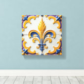 Bloem van de Kroon Canvas Afdruk (Insitu (Houten vloer))