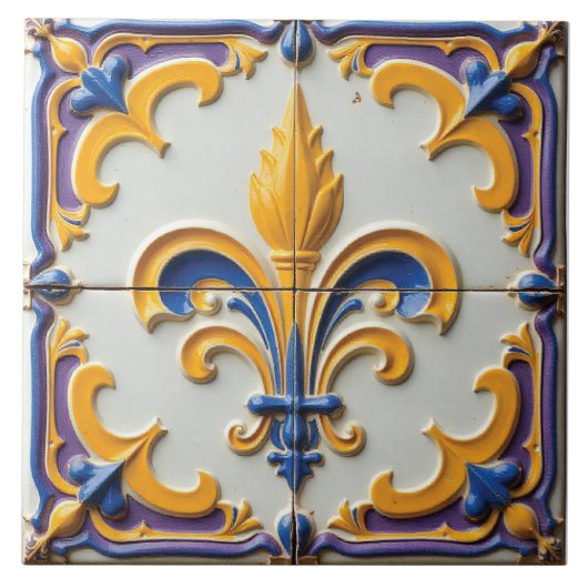 Bloem van de Kroon Tegeltje (Voorkant)