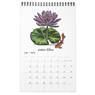 Bloem van de Maand Kalender