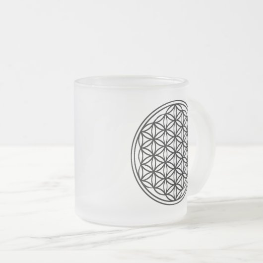 Bloem van de Mok van het levensglas, gevlochten gl (Voorkant rechts)