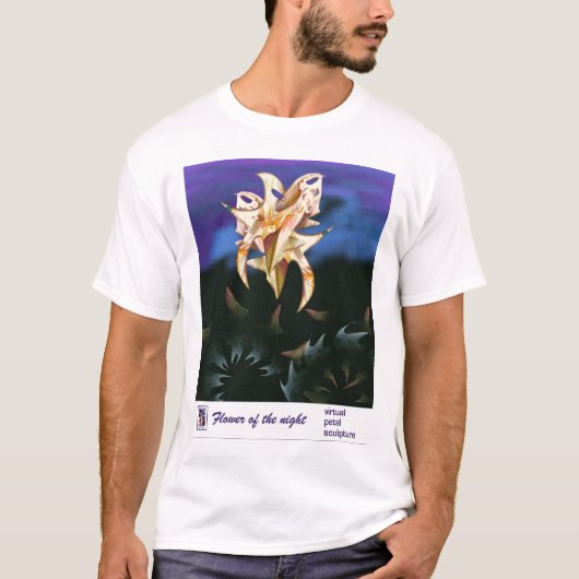 Bloem van de nacht door Anjo Lafin T-shirt (Voorkant)