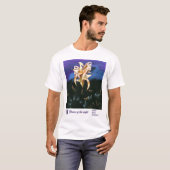 Bloem van de nacht door Anjo Lafin T-shirt (Voorkant volledig)