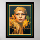 "Bloem van de Oriënt" Deco- Rolf Armstrong 16x20 Poster (Voorkant)