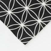 Bloem van de sacharose fleece deken (Hoek)